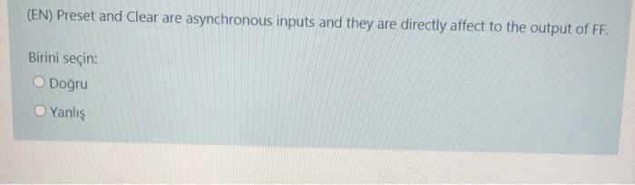  true or false ???? logic circuit ( which one is true??)