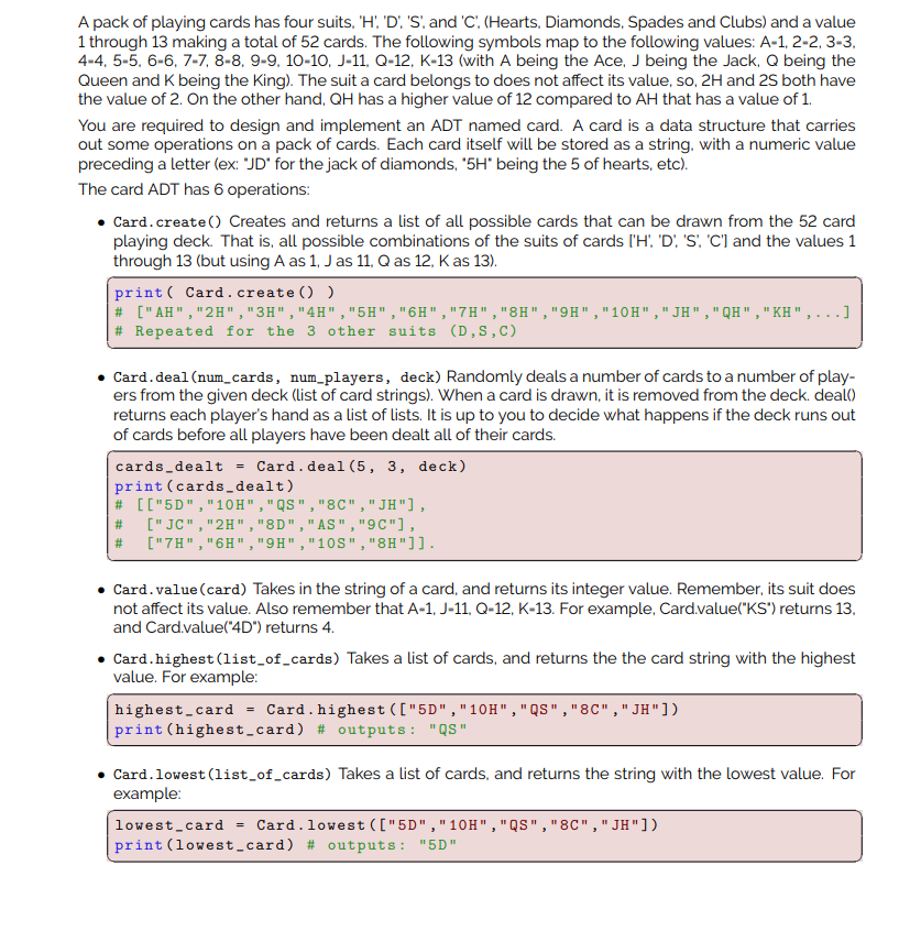 Everything in python. I'm very unsure how to start this, any help