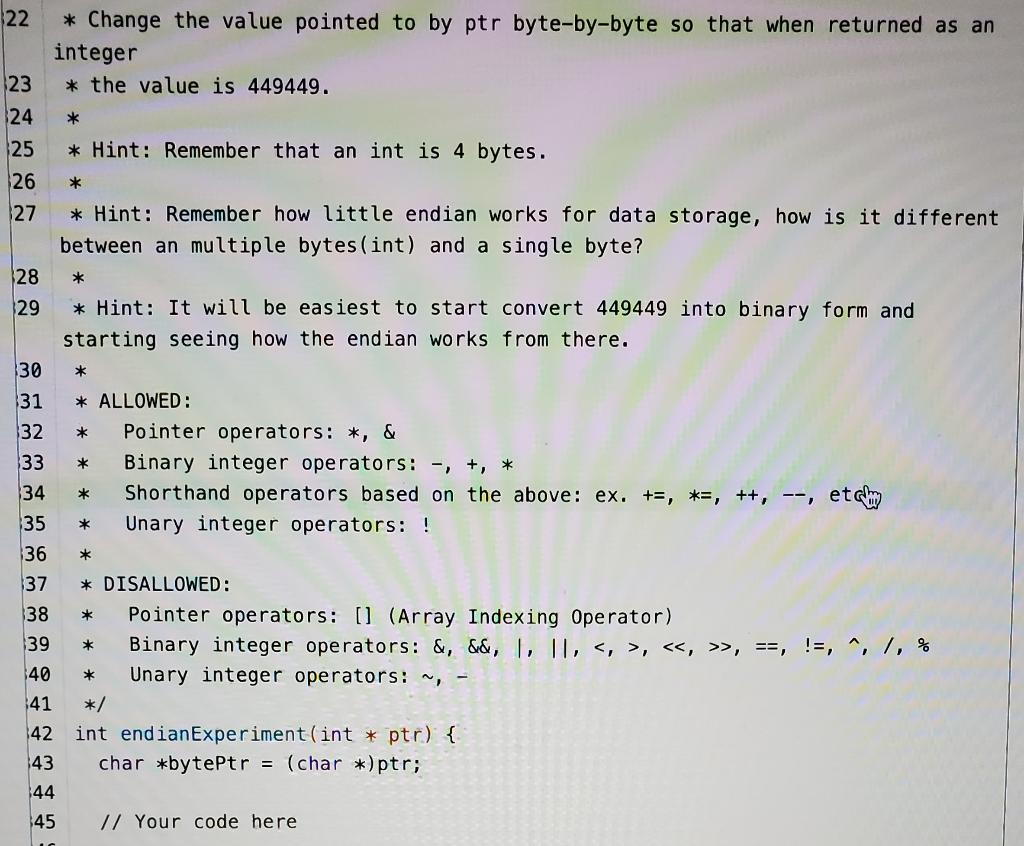  Please explain the codes in each line. pointer lab in C