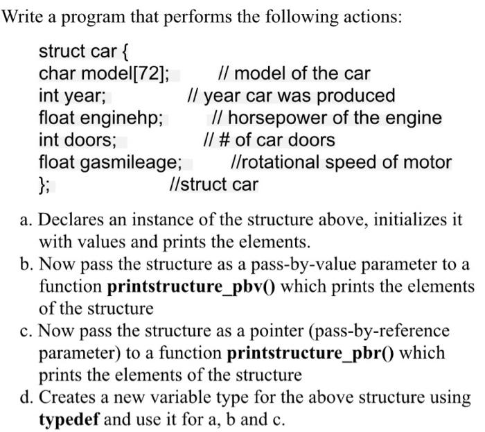 using c program int year; Write a program that performs the following