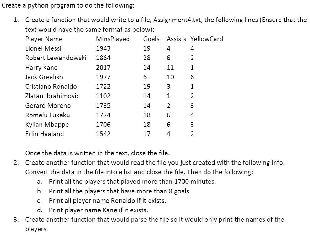 How do you solve this Python problem? Create a python program to
