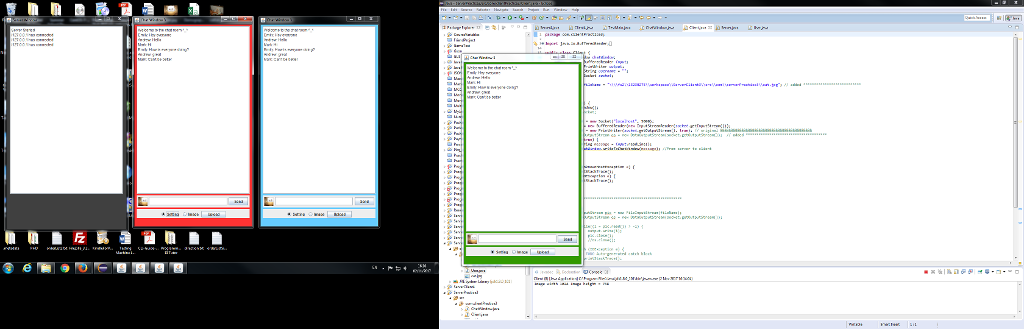 JAVA - Write a chat room application that allows multiple users to