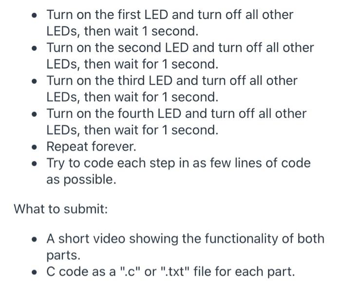or Arduino Nano, a breadboard, and an LED, write a program that