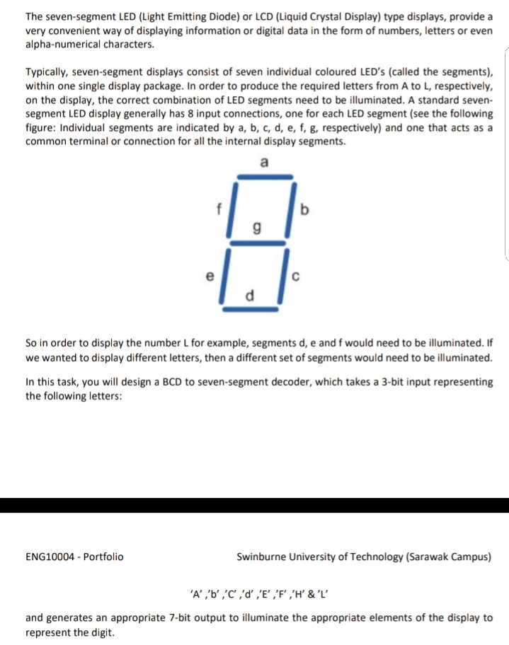  Use MATLAB The seven-segment LED (Light Emitting Diode) or LCD (Liquid
