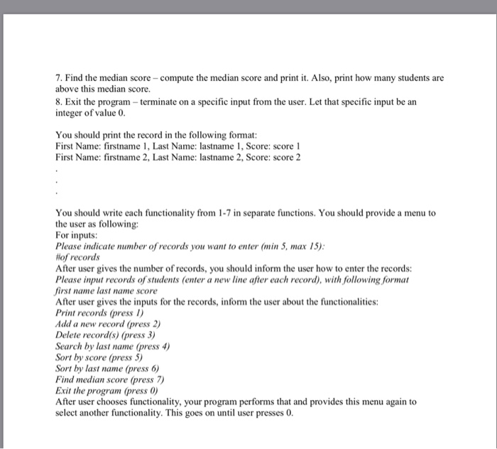 structures. For example, if you need an array of floats to hold