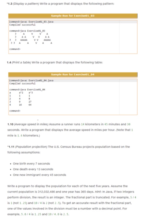  (Display a pattern) Write a program that displays the following pattern: