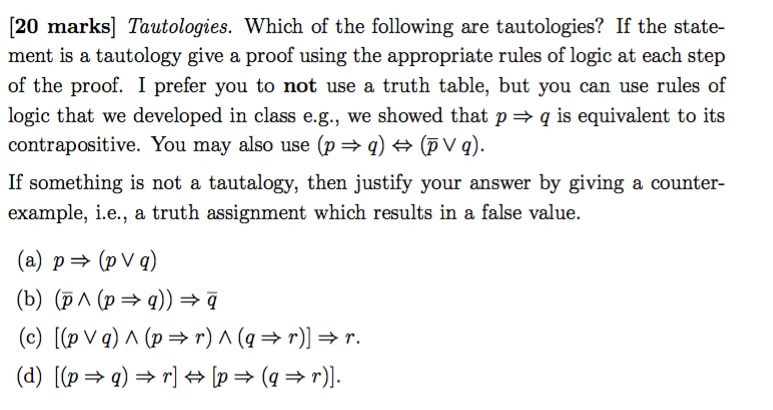  please show your proofs too, using the logic equivalence laws. thanks!
