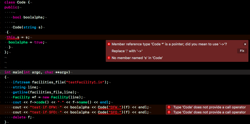 i am trying to comple this c++ program but getting this error