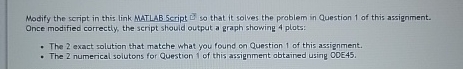  Modify the script in this link MATLAB 5cript so that it
