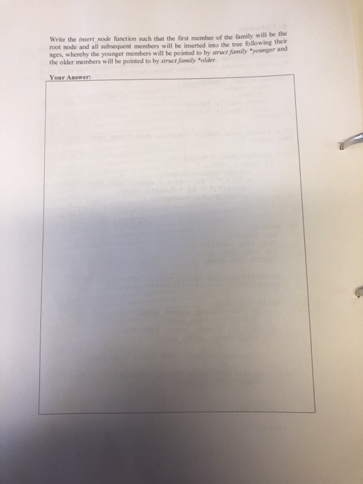 struct family char name: int age: struct family younger: struct family "older