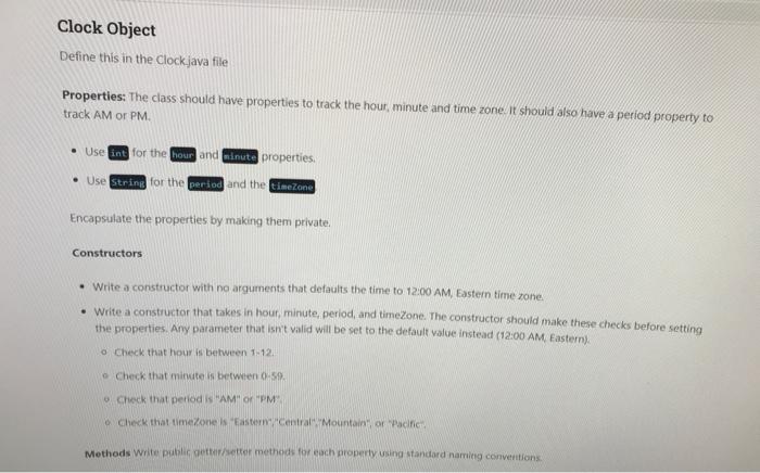 Properties: The class should have properties to hold the number of credit