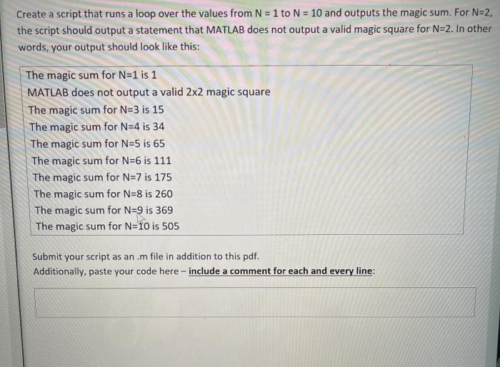  Create a script that runs a loop over the values from