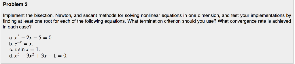 Please help me with Python code and also termination criterion and convergence