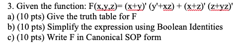 Please include extra columns in truth table for first and second half