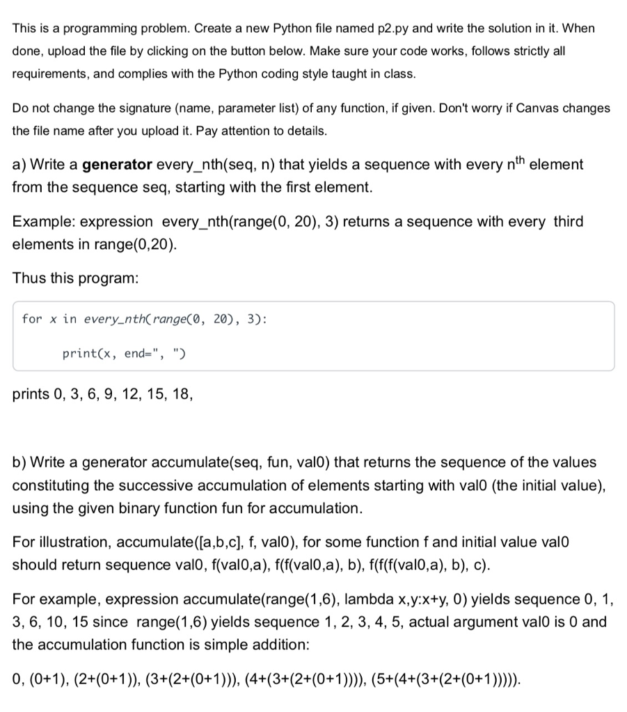  answer the answer in python and please use good penmenship TY