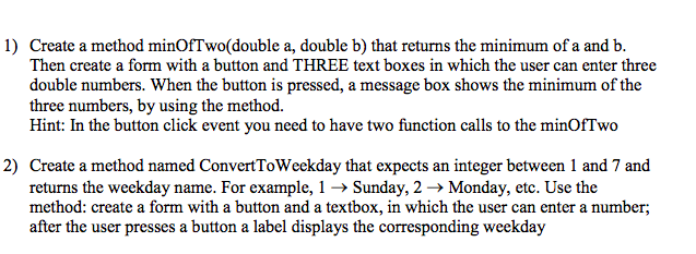 need help with writning code. using visual c # on microsoft visual
