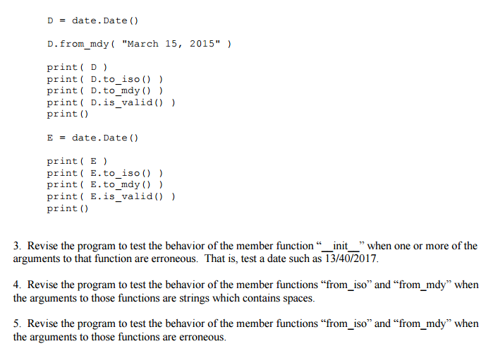 laboratory exercise, then run the Python shell and enter the following commands: