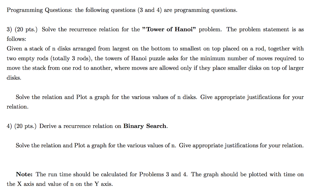 How to do these two questions? This is about discrete math. Programming
