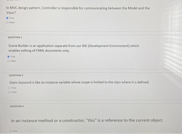  In MVC design pattern, Controller is responsible for communicating between the