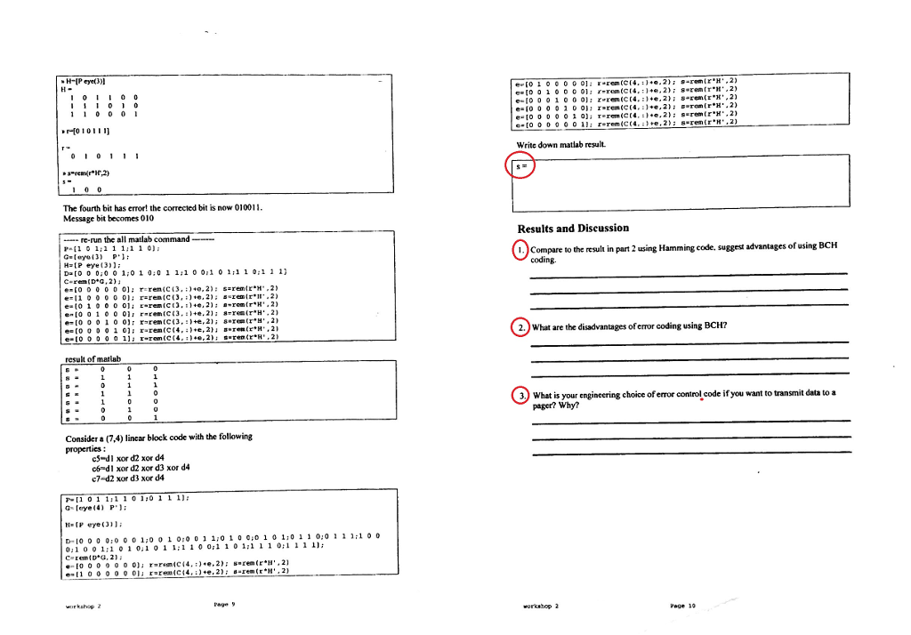 system. The transmitting side of the error- control coding adds redundant bits
