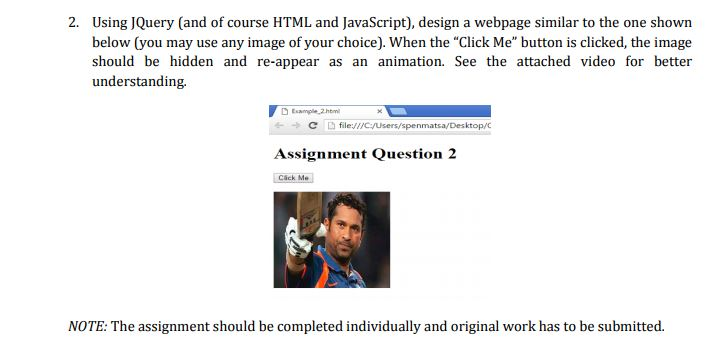 Chapter 15 (avaScript and JQuery). Please also refer to http://www.w3schools.com/iquery/ for related