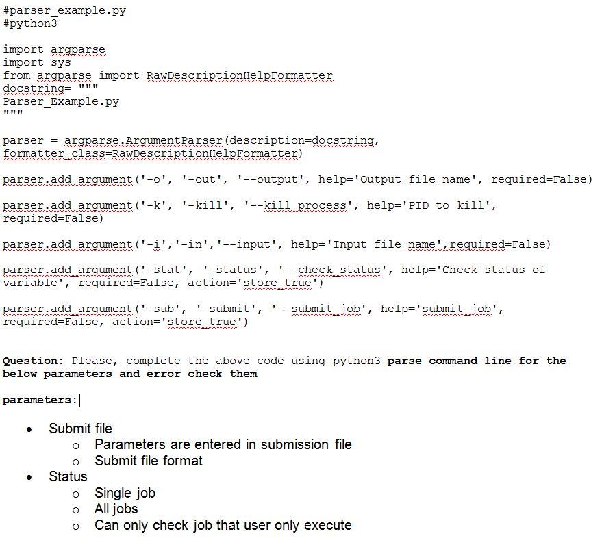 #Parser_example.py #python3 import argparse import sys from import Raw Description Help