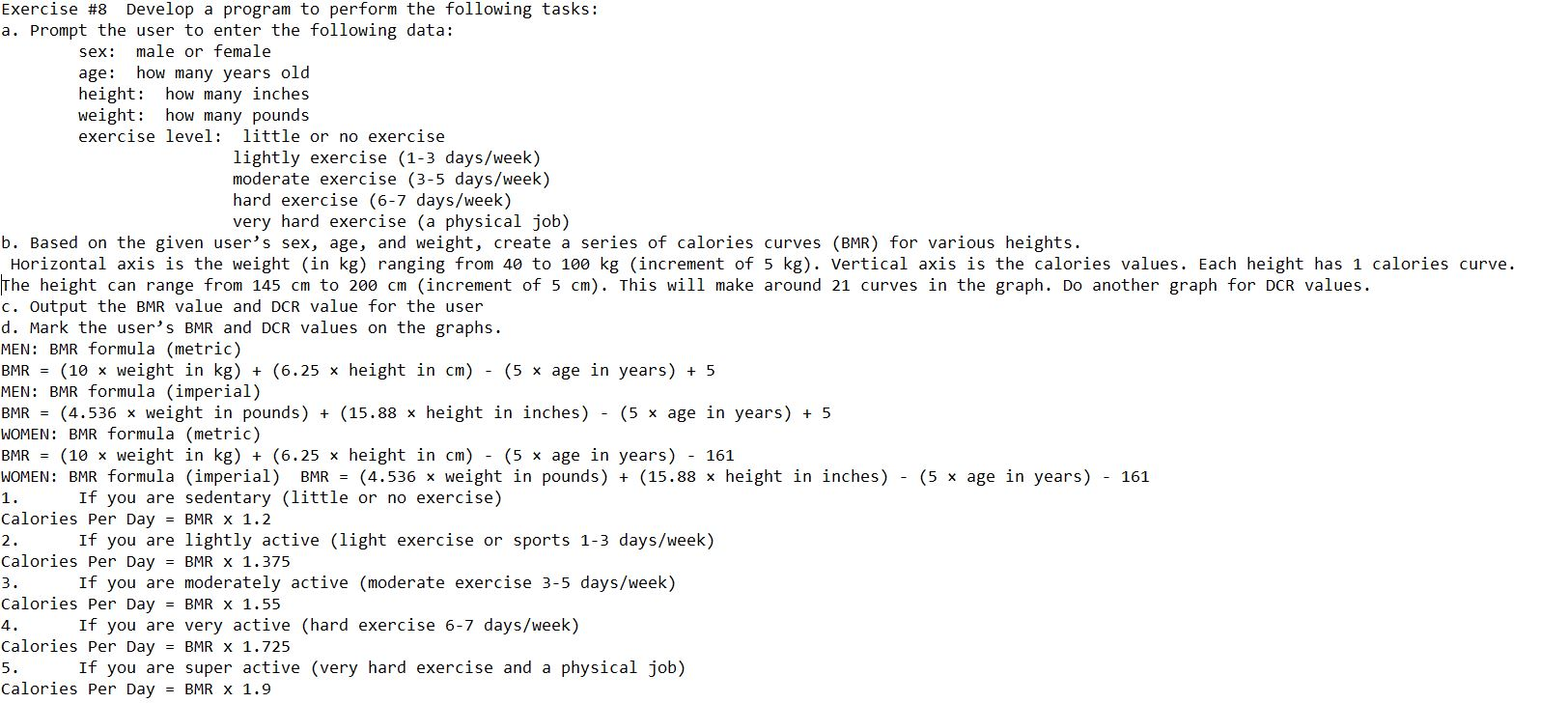 Matplotlib DCR EXAMPLE A male is 23 years old, 5 foot 9