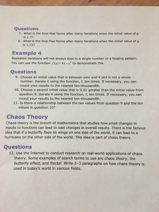  What is the loop that forms after many iterations when the