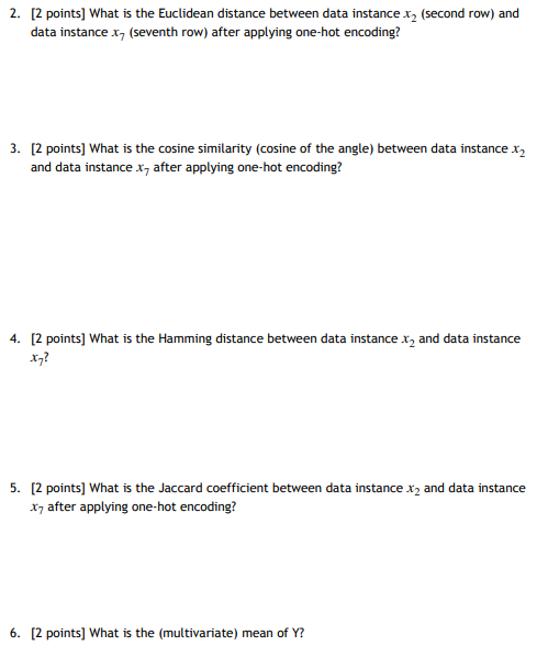 an answer, using comments in the code to clearly indicate which problem