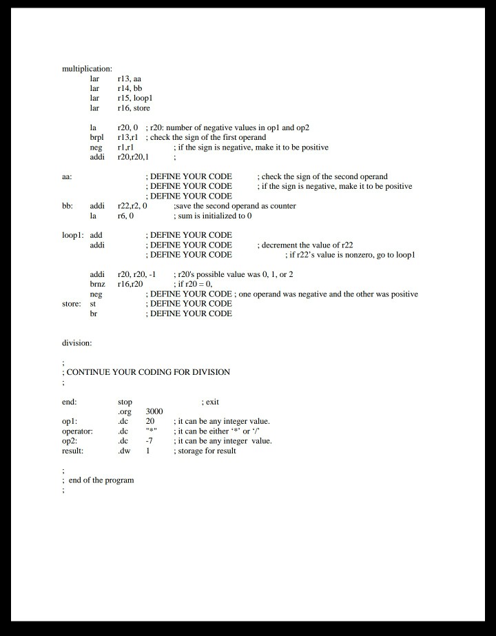 1. Submit your assembly code hw4 yourLastName.asm using Canvas by 11:59 pm