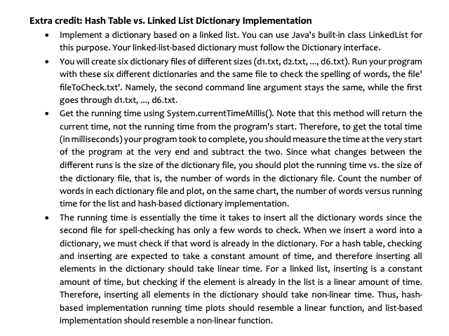 names as command-line arguments. Your program will be invoked from the command