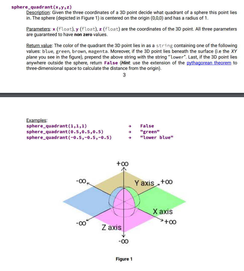 program that performs calculations and selectively reports on different properties of the