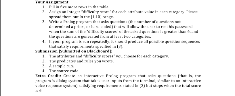 Context: When a username password combination fails, users are asked to answer