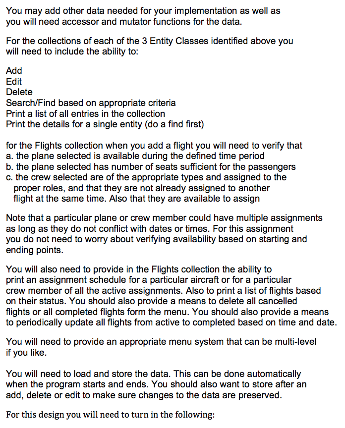 schedule flight crews and aircraft for Mean Green Airlines For this we