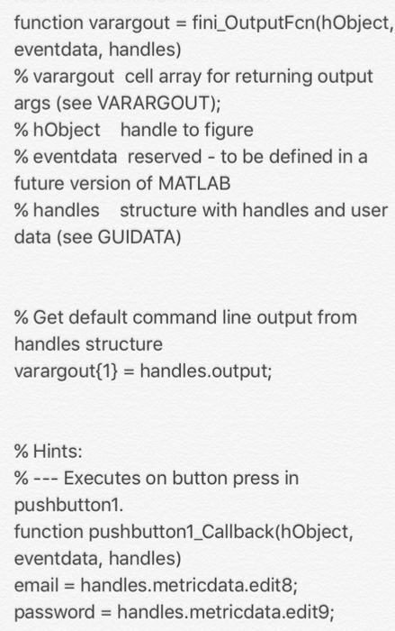 the existing singleton H FINI returns the handle to a new FINI