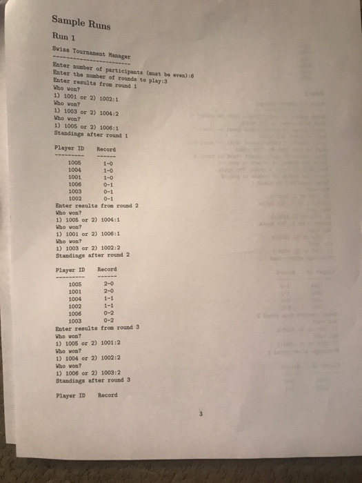 2017 Tournaments are design to find out who is the best at