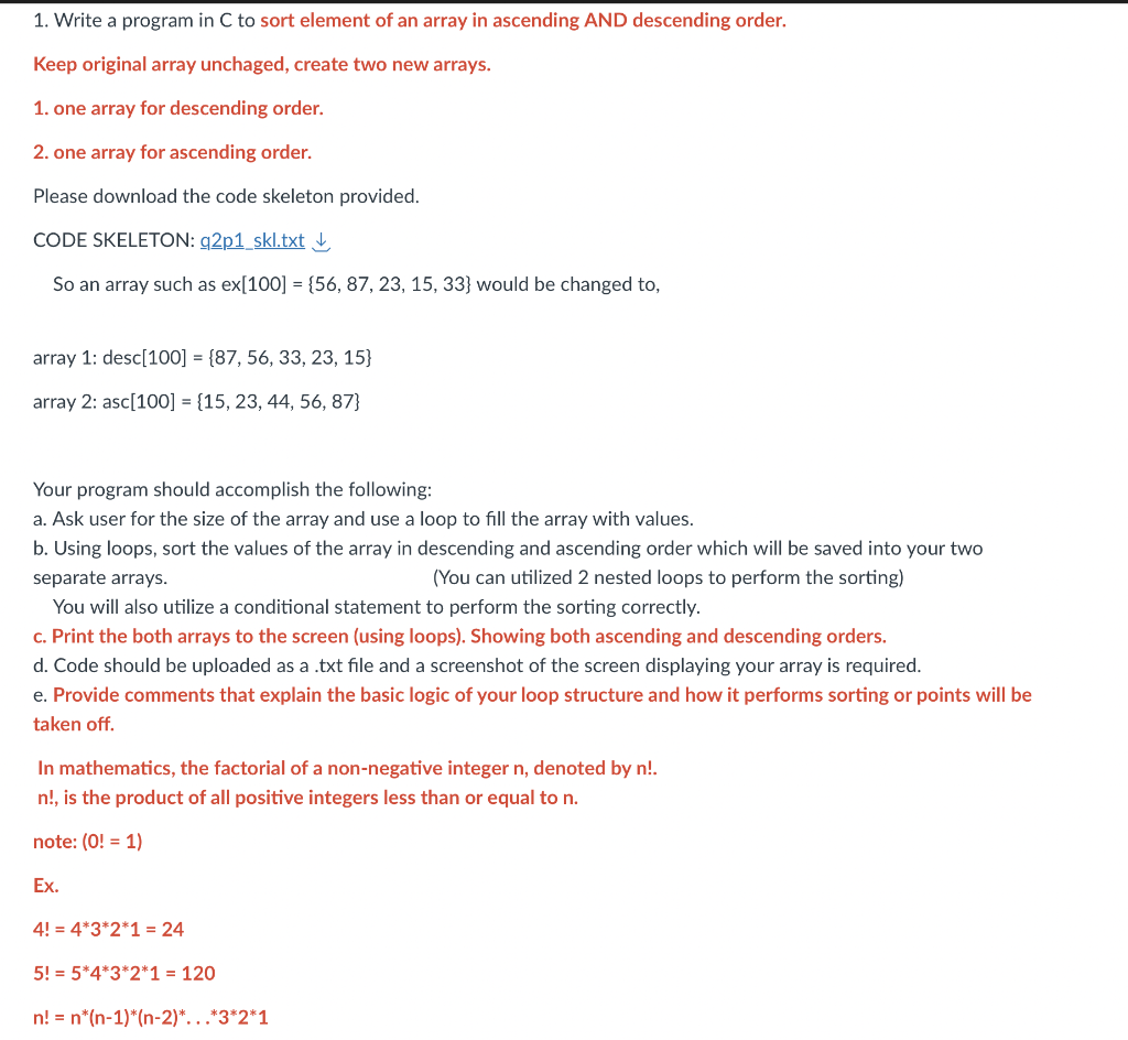 Hi! I need help coding this in C language please! I also