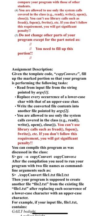 could you please help me get the correct code in C using