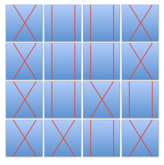 some data to 'encrypt'. This string should be put into a two-dimensional