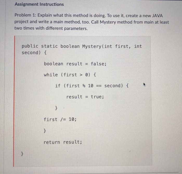  can someone solve these for me? thanks. Assignment Instructions Problem 1: