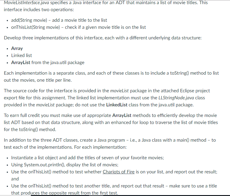 Hello i need help with this java project. Use eclipse for the