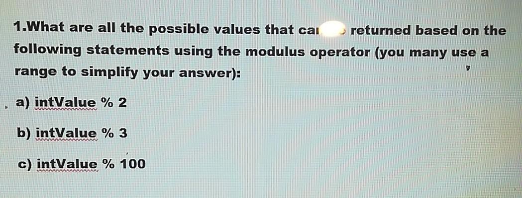 1.What are all the possible values that cai returned based on