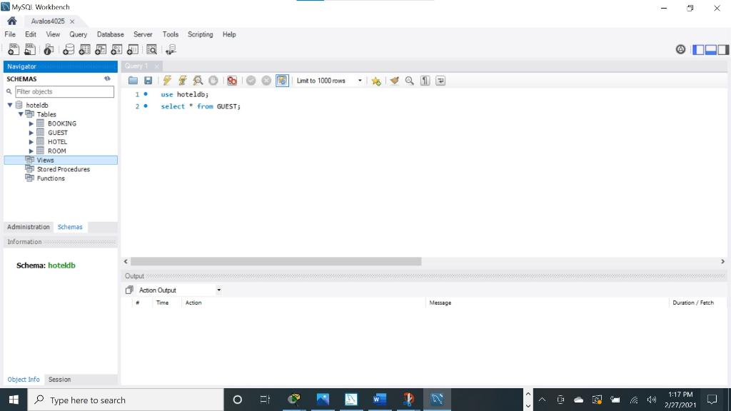 Family Rooms and their prices. The output should have: Hotel Name, Address,