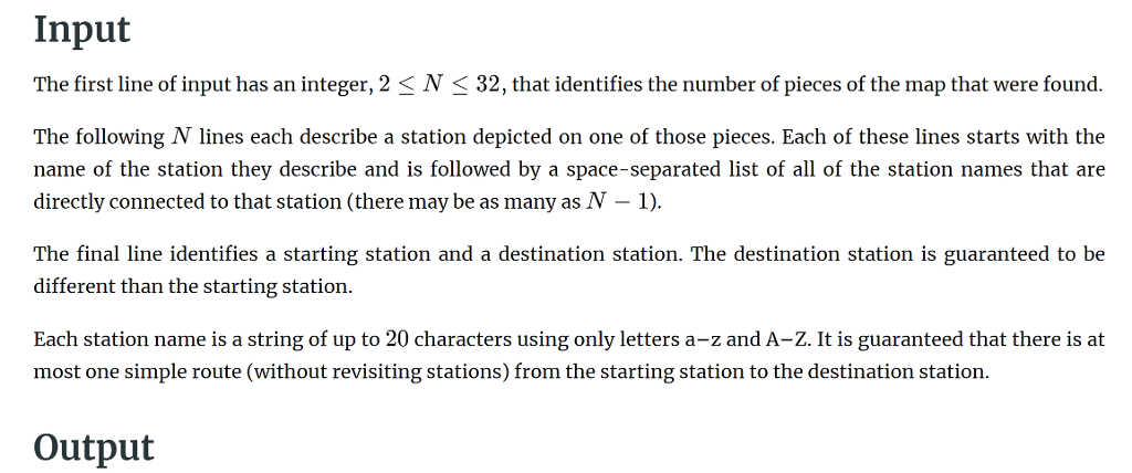 platform. You can write the code in either Python3 or Java8 ;