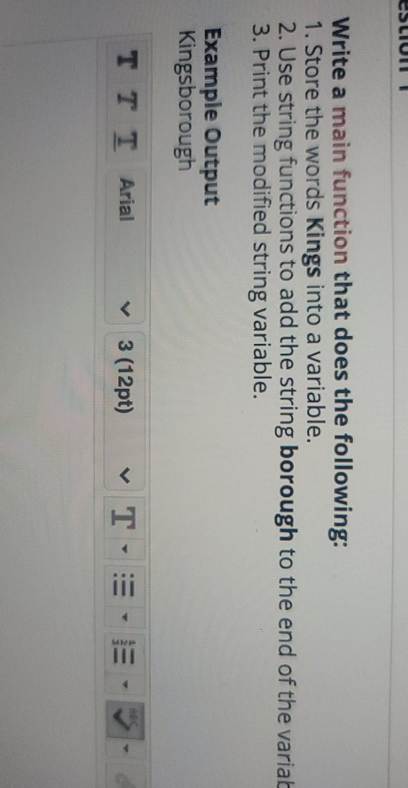c++ plz complete it asap Write a main function that does the