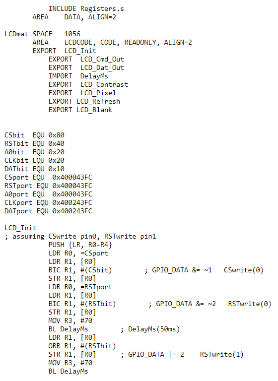  Please make this assembly code into C, this file setups the