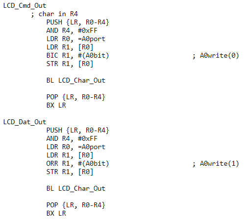 the function(LCD_Pixel) or (LCD_Refresh) etc is called. INCLUDE Registers.s AREA DATA, ALIGN-2