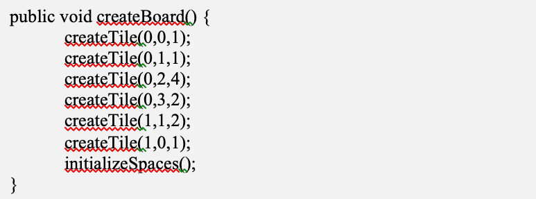 For each problem, study the supplied code, and list the code smells