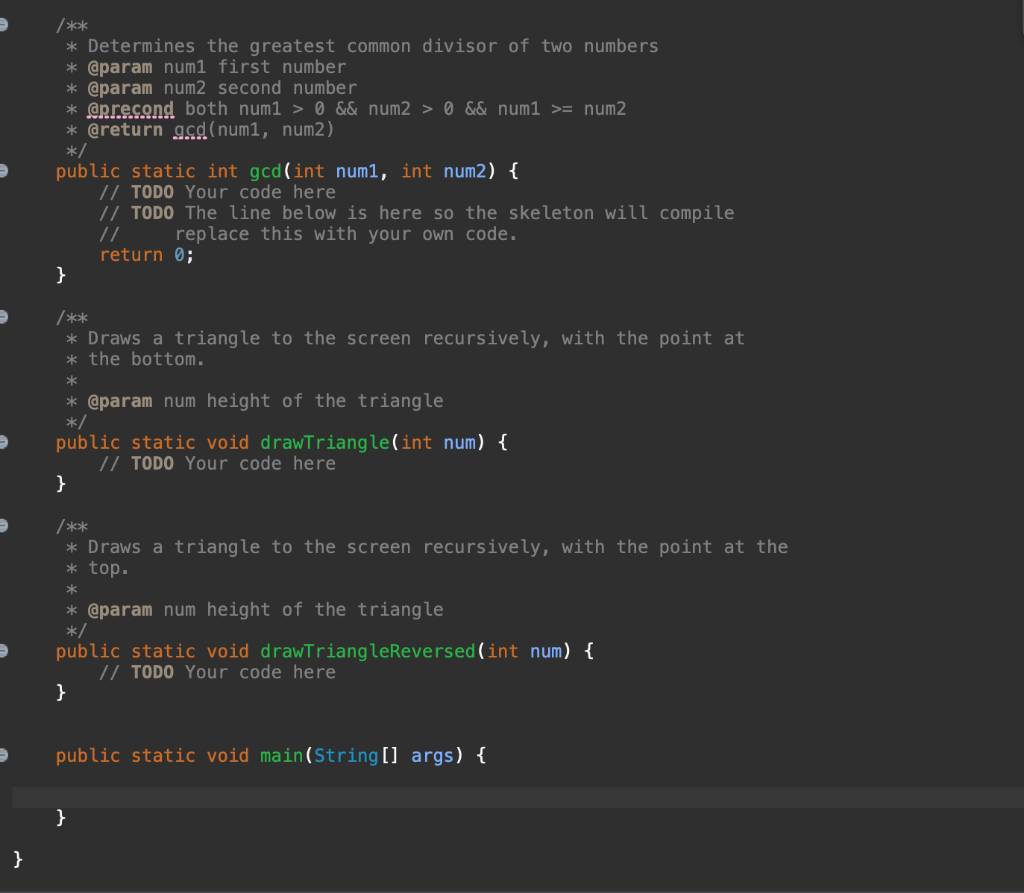 IN java This project builds on the Recursion Exercises lab for this