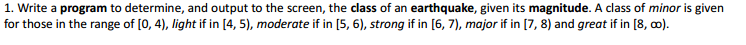 need help with C++ program. Write a program to determine, and output